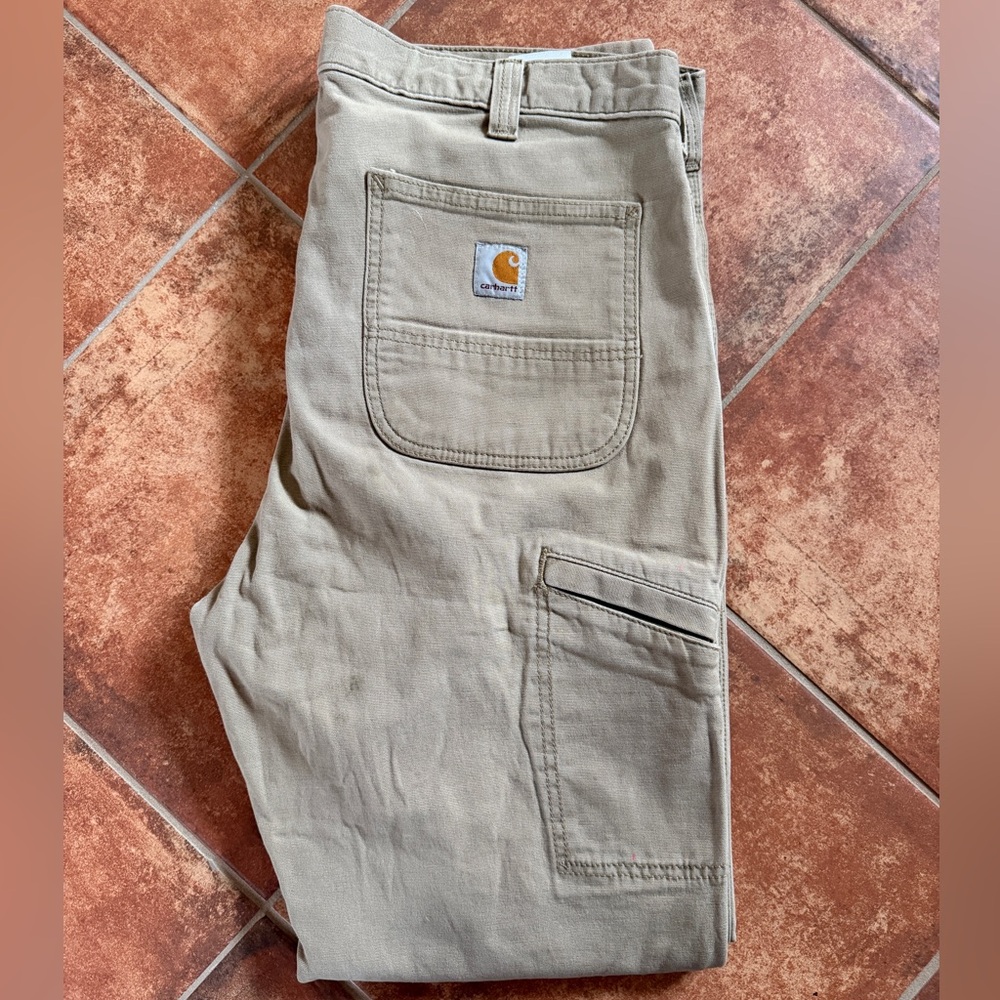 Carhartt Relaxed Fit Mens 36 x 34 Fleece Lined Pant
